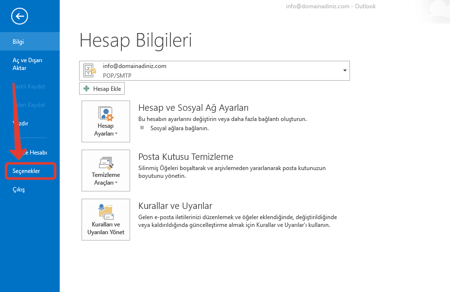 Outlook İmza Ekleme