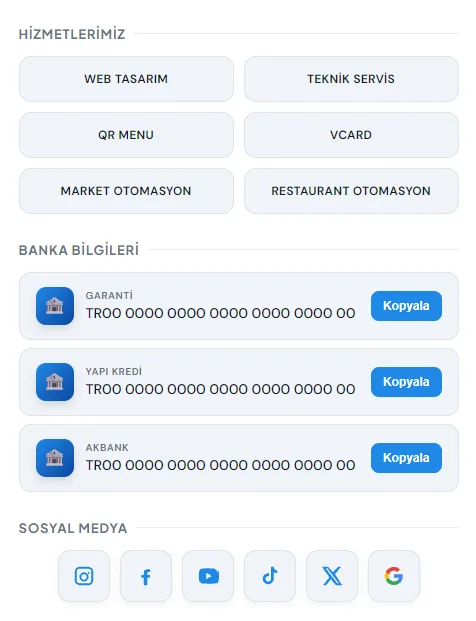 Antalya VCard